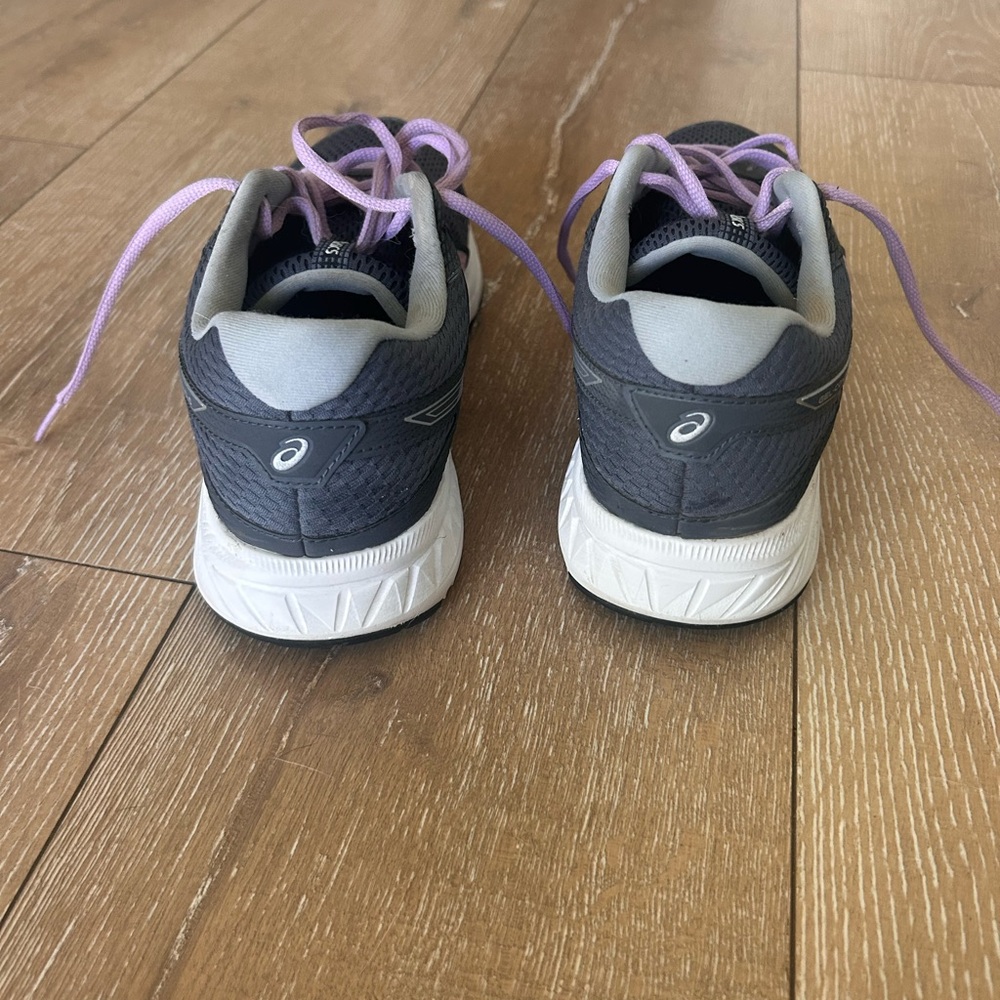 Asics Women's Black and Purple Athletic Shoes - Picture 2 of 7